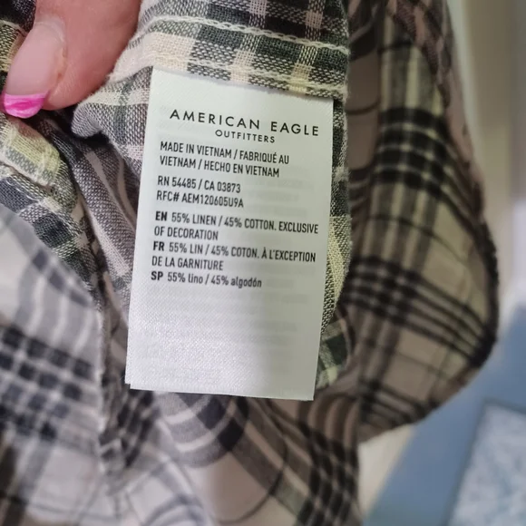 American Eagle Outfitters Slim Fit Shirt - Picture 6 of 6